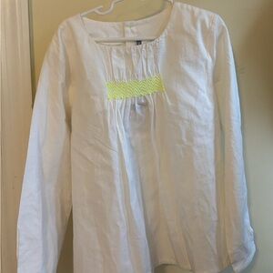 Jacadi Paris white tunic/blouse for a child, size 8 years (128 cm).
